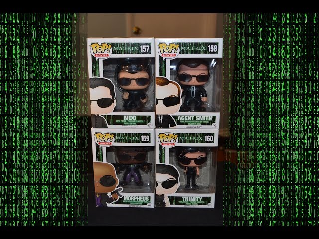 MATRIX FUNKO POP COLLECTION! Neo, Trinity, Agent Smith, Morpheus