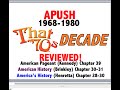 American Pageant Chapter 39 APUSH Review