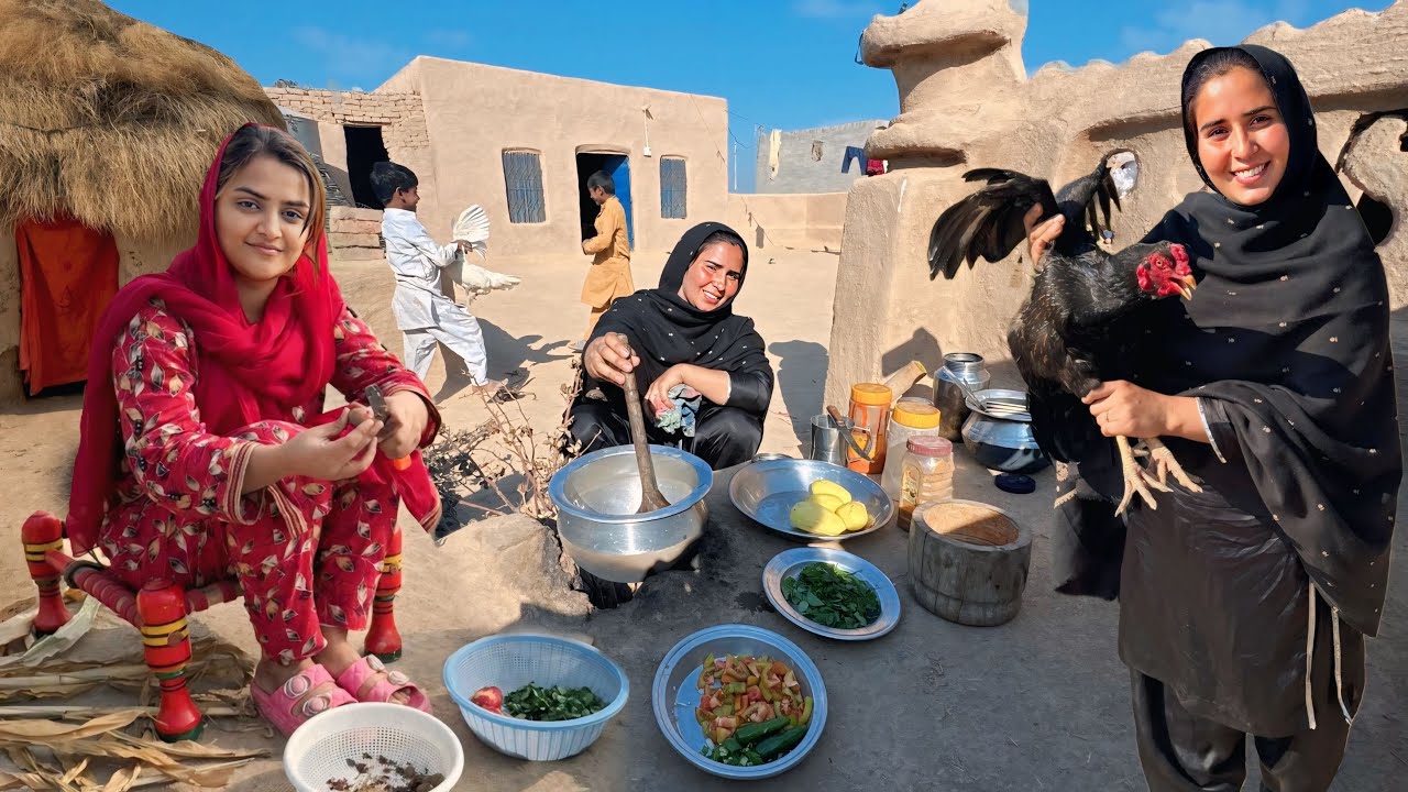 Morning routine of Pakistani Women in Punjab | Cooking most Delicious Food | Village Life Pakistan
