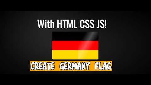 Css Shine Animation | Create Germany flag using HTML CSS JS | HTML CSS JS Tutorial