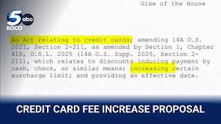 Oklahoma lawmakers considering bill to raise maximum credit card surcharge fees Oklahoma lawmakers considering bill to raise maximum credit card surcharge fees