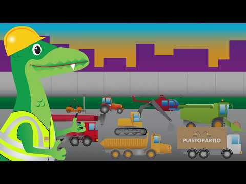 Puistopartio - Puistopartion unilaulu | Lastenlauluja työkoneista