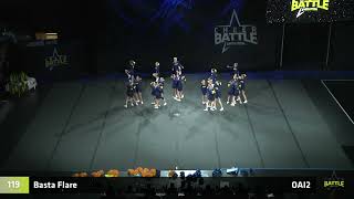 119   Open Age Intermediate BASTA cheerleaders Basta Flare