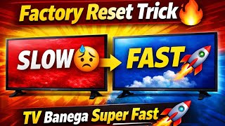 Samsung LED TV Hang Problem 😱 | RAM Full Fix + Factory Reset Easy Trick (2026)