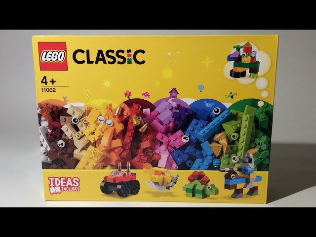 LEGO Classic 11002 "Basic Brick Set" Unboxing, Part Analysis, Speedbuild -
