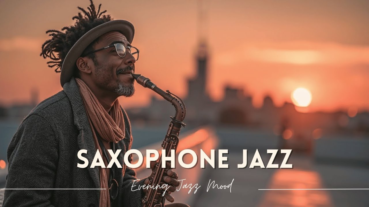 Расслабляющий саксофонный джаз и мягкие инструментальные вибрации на закате