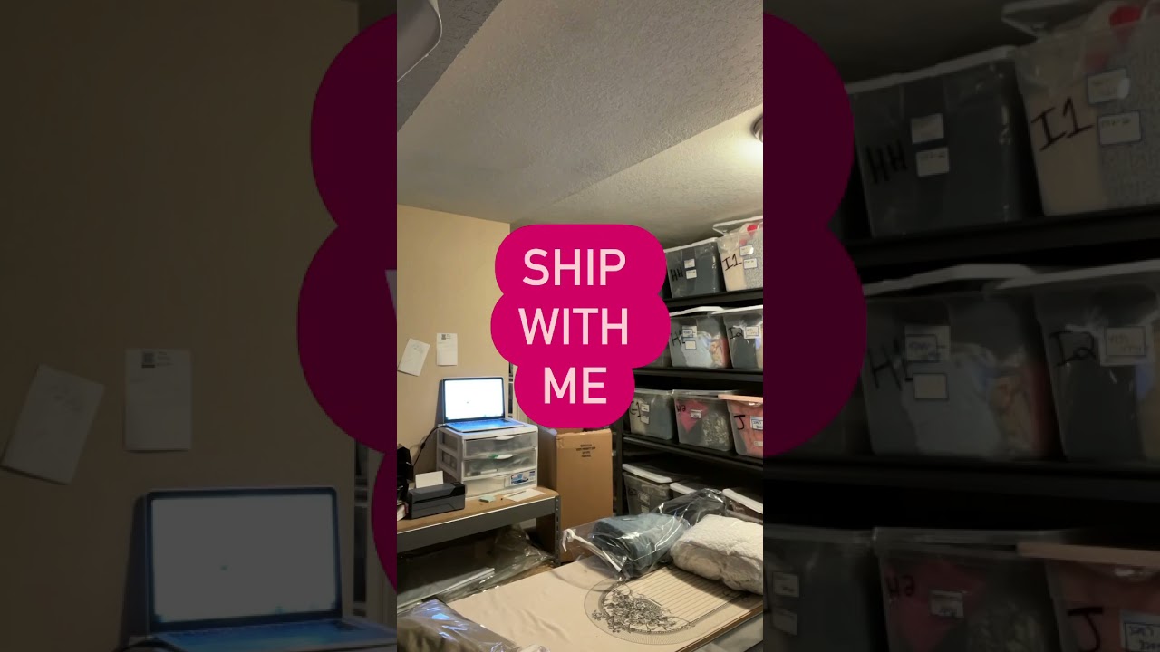 SHIP Ebay & Poshmark Packages With Me. A Day In The Life of A Reseller