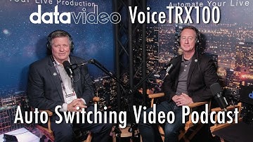 Auto Switching Podcast Demo at NAB SHOW 2025 with VoiceTRX100