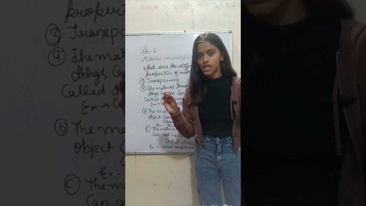 Class-6 |Chapter -6 |Material around us|properties of material|transparency