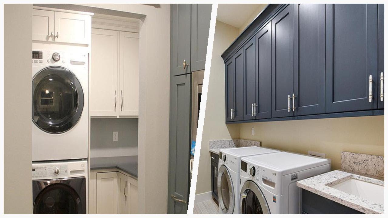 Transforming Small Laundry Rooms with Bold Countertops | Designer ...