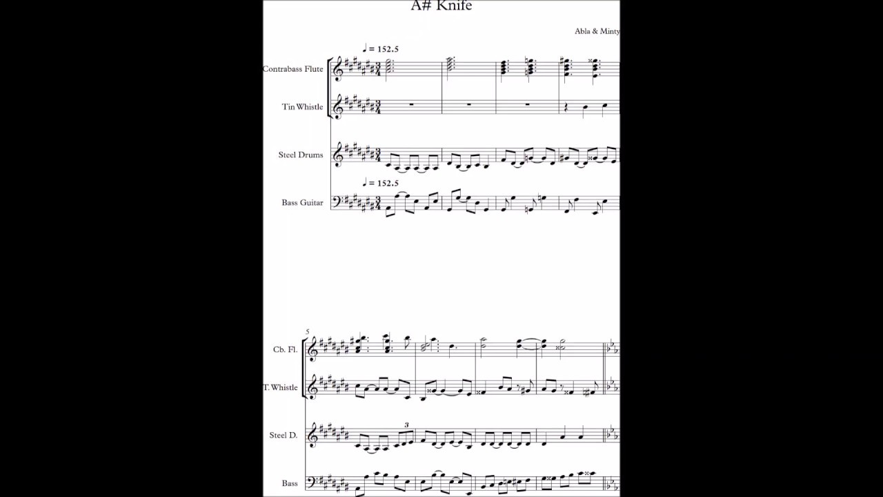 A# Knife - A Transcendental Piece by Abla & Mintee