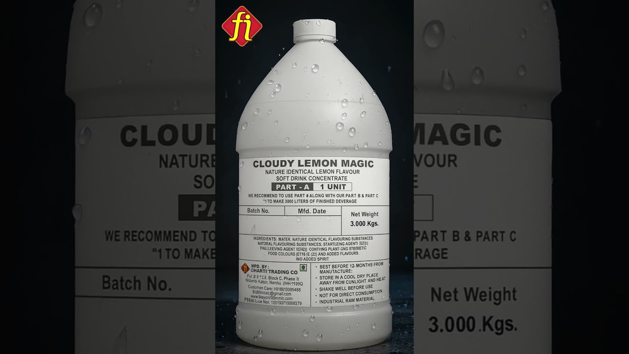 Cloudy Lemon Magic Soft Drink Concentrate Concentrate For Bottling Plant