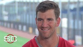 Eli Manning Its Fun Teaching Daniel Jones And The Younger Guys Sportscenter