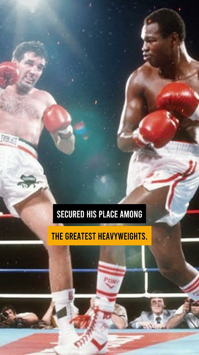 Larry Holmes: The Last Man to Knock Out Muhammad Ali #larryholmes #muhammadali #boxinglegend