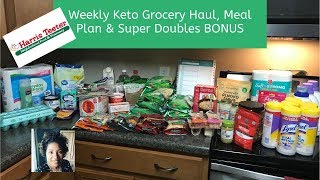 Weekly KETO Grocery Haul  ||  Meal Plan Ideas  ||  SUPER DOUBLES Bonus