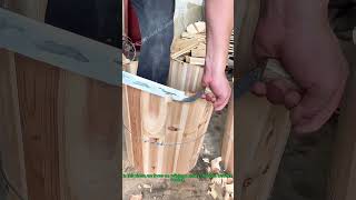How to Refine a Newly Hooped Wooden Bucket