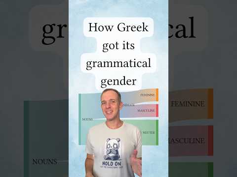 How Greek got its grammatical gender