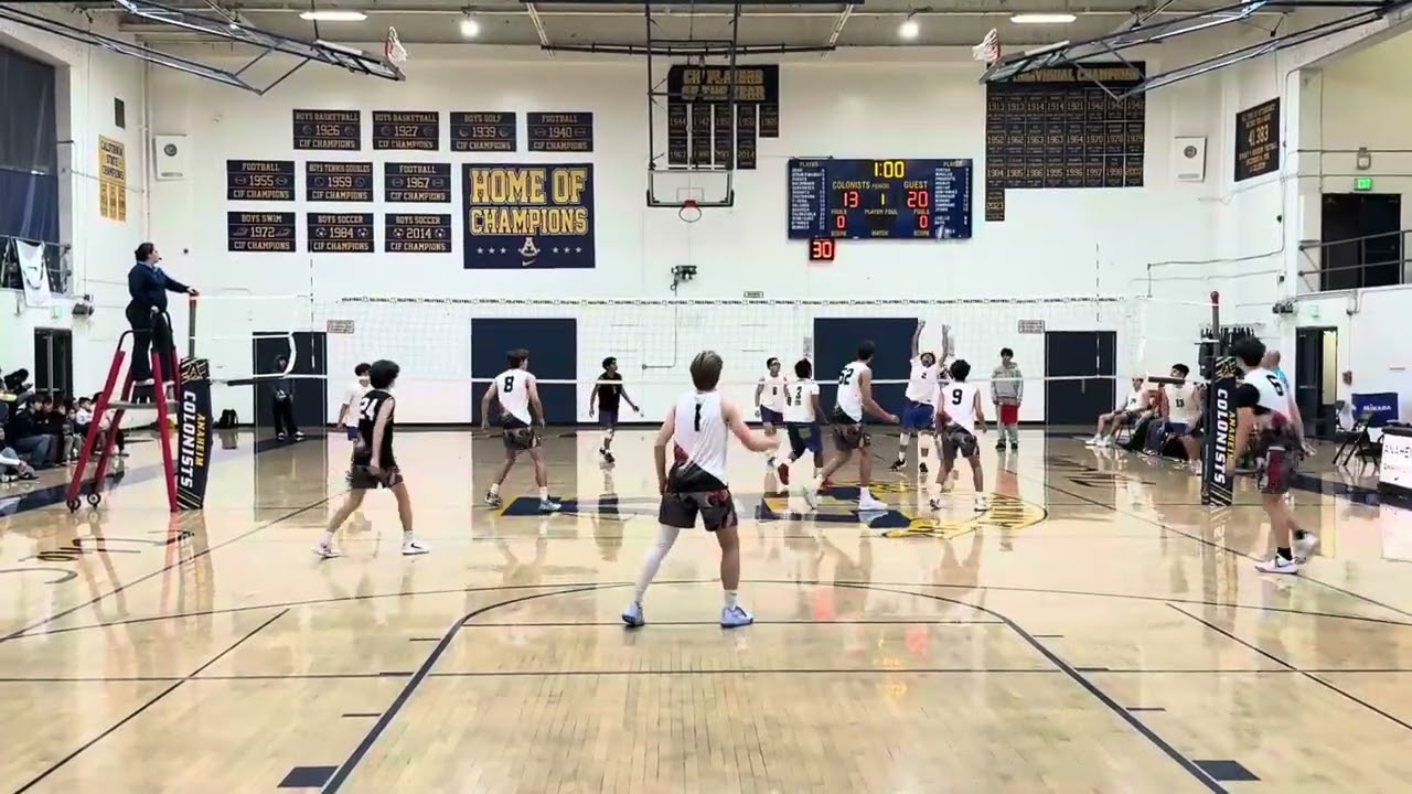 Mission Viejo High School Boys Varsity Volleyball versus Anaheim High School