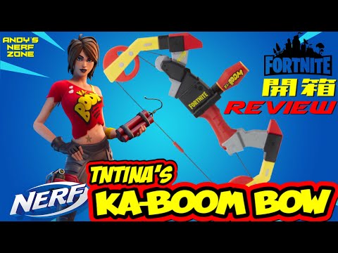 NERF 2021 NEW FORTNITE TNTINA'S KA BOOM BOW UNBOXING En FRANCAIS 