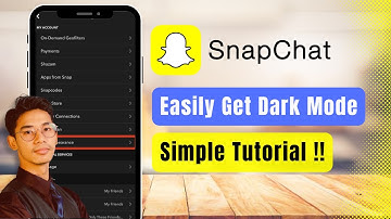 How to Get Dark Mode on Snap !