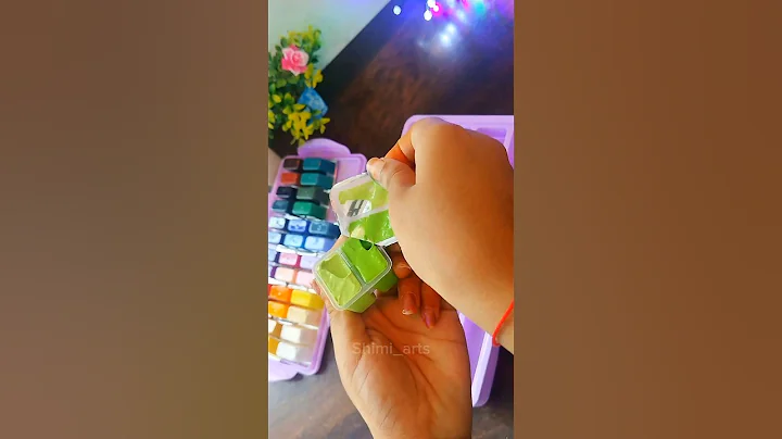 Unboxing himi gouache (set- 36) #shorts #unboxing #satisfying #viral #himimiyagouache #himi