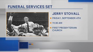 Funeral services for former LSU coach Jerry Stovall set for Friday in Baton Rouge