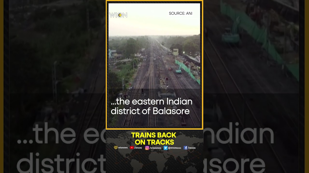 Trains back on tracks days after deadly crash | WION Shorts