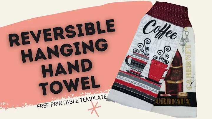 HANGING HAND TOWEL REVERSIBLE DESIGN