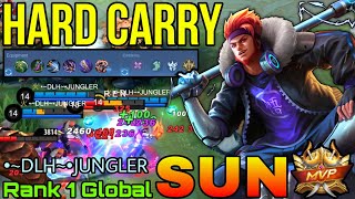 Hard Carry Sun Godlike Hyper! - Top 1 Global Sun by •~DLH~•JUNGLER - Mobile Legends screenshot 5