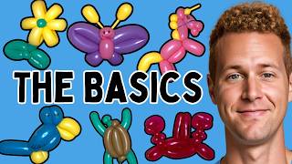 Balloon Twisting Basics for Beginners (EASY Tutorial)