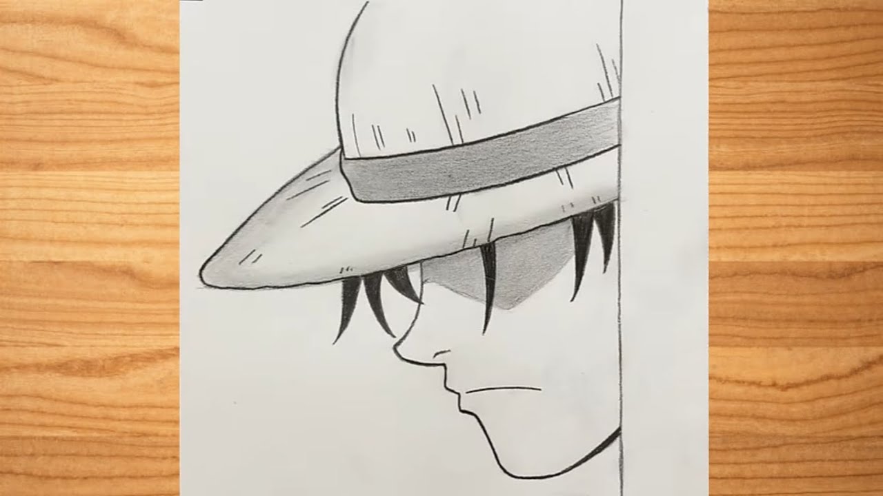 Easy Anime Drawing || How to Drew Luffy || Luffy Drawing Tutorial for beginners