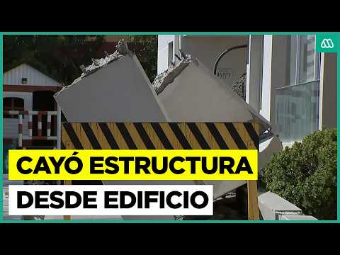 Frontis de balcón se desprendió y cayó en edificio de La Florida sin causar heridos