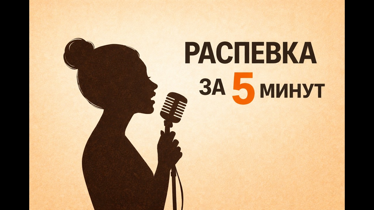 РАСПЕВКА ЗА 5 МИНУТ ДЛЯ НАЧИНАЮЩИХ/. Пой красиво уже СЕГОДНЯ! / 5-MINUTE WARM-UP