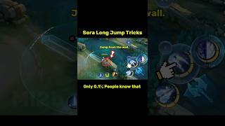 Sora Long Jump Trick Tutorial Mobile legend #ml2b #mlbb #sora #tutorial #shorts #mobilelegends