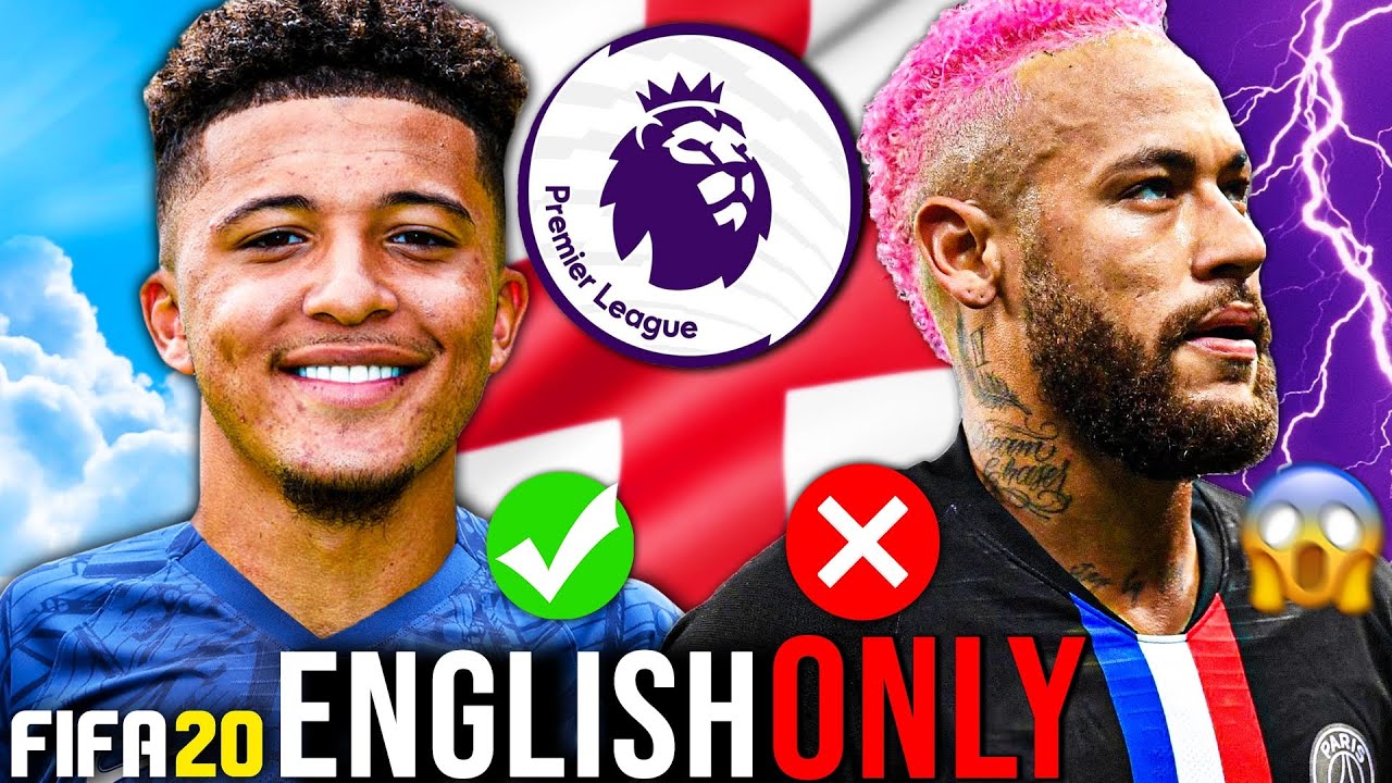 WHAT IF THE PREMIER LEAGUE ONLY HAD ENGLISH PLAYERS FIFA 20 Career