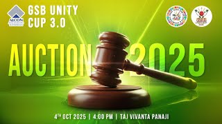 🔴Live | PLAYER AUCTION 2025 | GSB UNITY CUP 3.0