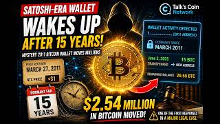 🚨 Satoshi-Era Bitcoin Wallet Wakes Up After 15 Years! Mystery Deepens