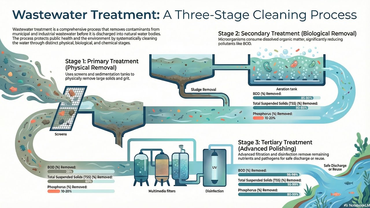 10.Basics of Primary, Secondary and Tertiary treatment of wastewater ...