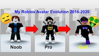 My Roblox Avatar Evolution (2016-2020)