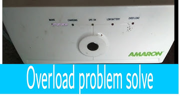 Amaron inverter overload problem,,