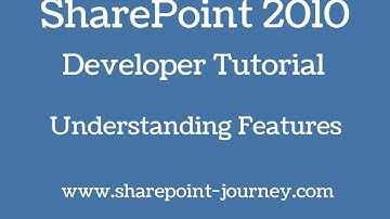 SharePoint 2010: Understanding Features in SharePoint | SharePoint-Journey.com