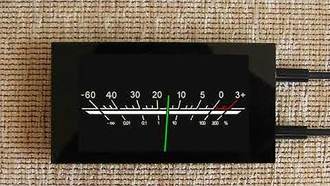 ILI15 LCD display VU meter