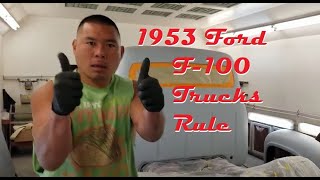1953 F100 Truck RestoMod Bodywork : FitmentBlocking Parts For Paint