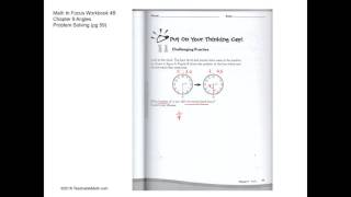 MIF Workbook 4B Solutions Chapter 9 Angles Pg59 to 60