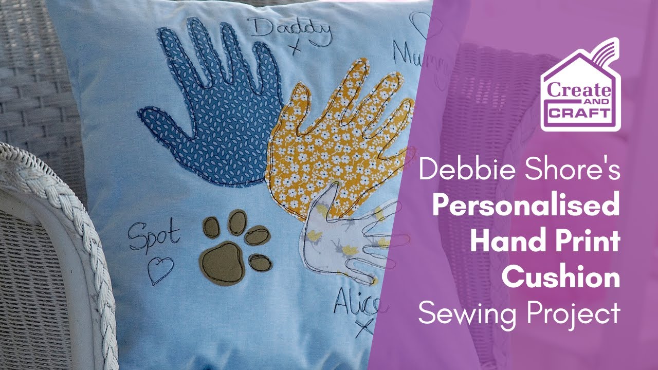 Personalised Cushion Sewing Tutorial Debbie Shore Sewing Projects
