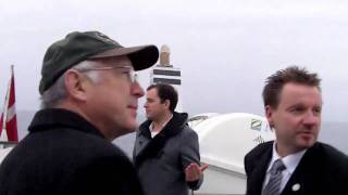 Interior Secretary Salazar tours Middelgrunden wind farm near Copenhagen