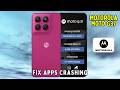 How to Fix Apps Crashing on Motorola Moto G37 | Apps Keep Stopping Issue Fix