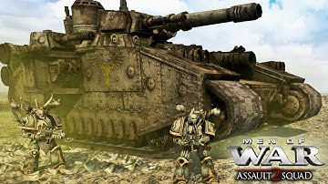 MEN OF WAR: WARHAMMER 40K MOD - Death Guard vs Imperial Guard (4K)