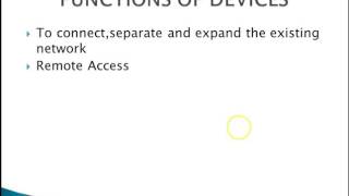 Networking and internetworking devices