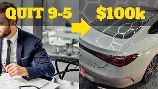 I replaced my 9-5 income with a mobile car wash business